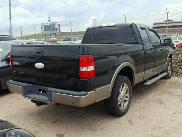 1FTPX12V86NB81529 - 2006 FORD F150 BLACK photo 4