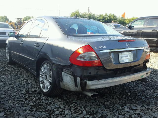 WDBUF87XX8B331328 - 2008 MERCEDES-BENZ E 350 4MAT GRAY photo 3