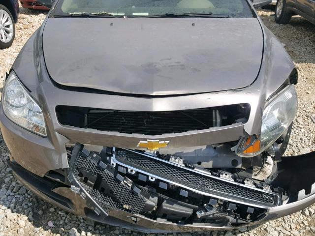 1G1ZA5EU7CF168466 - 2012 CHEVROLET MALIBU LS თაფლისფერი ფოტო 7