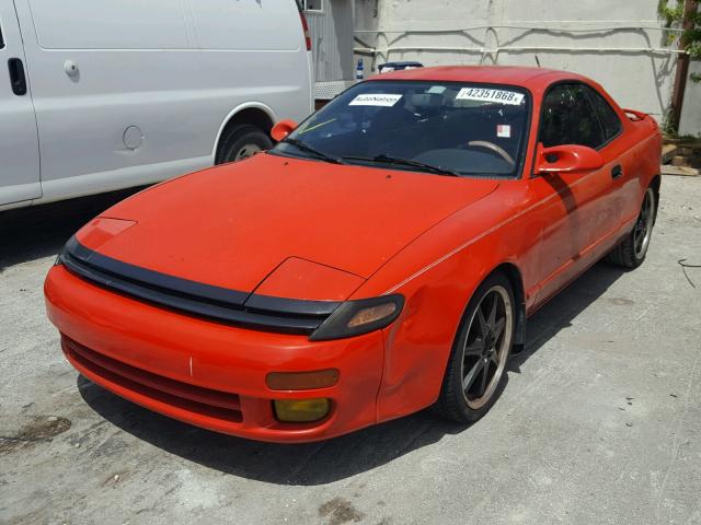 JT2ST87F8P0131298 - 1993 TOYOTA CELICA GT RED photo 2