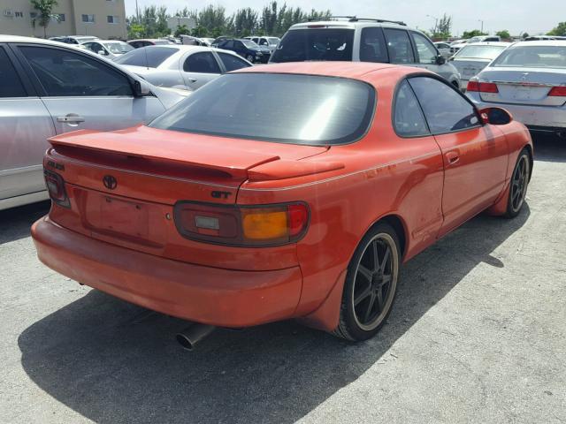 JT2ST87F8P0131298 - 1993 TOYOTA CELICA GT RED photo 4