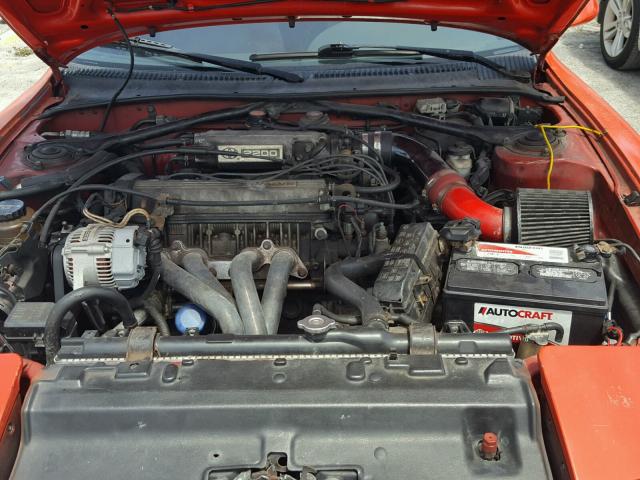 JT2ST87F8P0131298 - 1993 TOYOTA CELICA GT RED photo 7