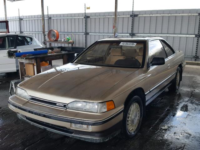 JH4KA3157KC010736 - 1989 ACURA LEGEND LC TAN photo 2