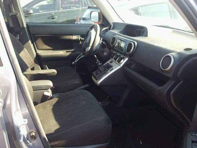 JTLKE50E091076560 - 2009 TOYOTA SCION XB Сұр фото 5