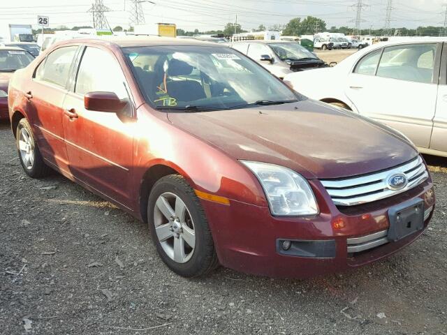 3FAHP071X7R126539 - 2007 FORD FUSION MAROON photo 1