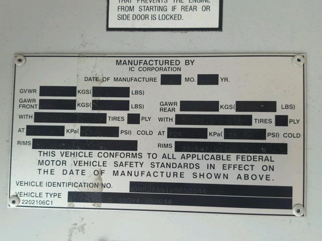 4DRBUAAN18B650044 - 2008 IC CORPORATION 3000 黄色 照片 10