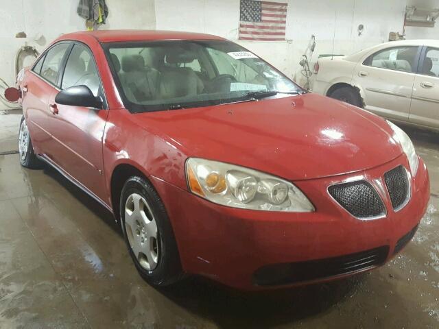 1G2ZF55B964207313 - 2006 PONTIAC G6 RED photo 1