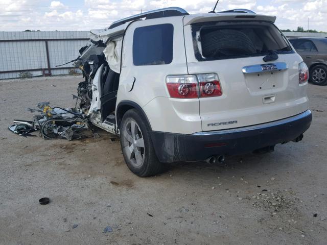 1GKER33D59J136583 - 2009 GMC ACADIA SLT 白色 照片 3