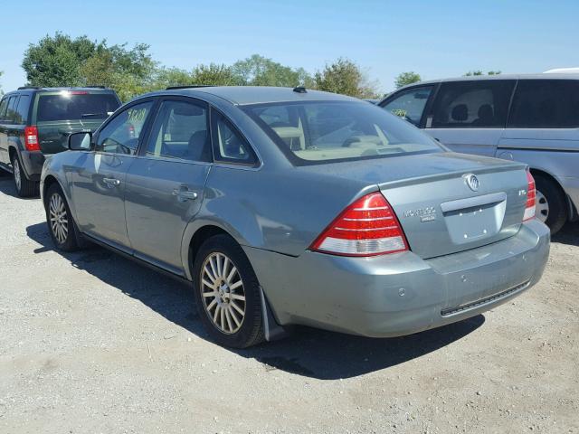 1MEHM43167G607023 - 2007 MERCURY MONTEGO PR TEAL photo 3