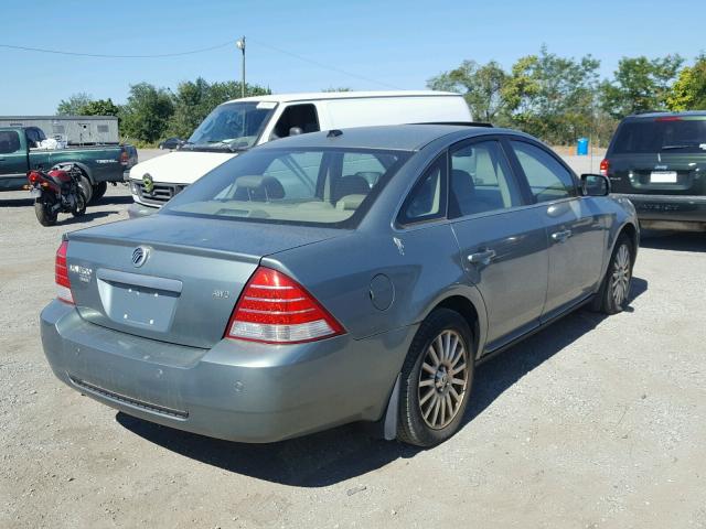 1MEHM43167G607023 - 2007 MERCURY MONTEGO PR TEAL photo 4