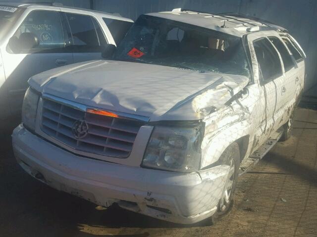 1GYEK63N93R189817 - 2003 CADILLAC ESCALADE WHITE photo 2