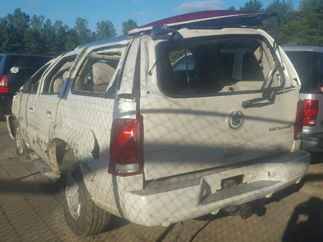 1GYEK63N93R189817 - 2003 CADILLAC ESCALADE WHITE photo 3