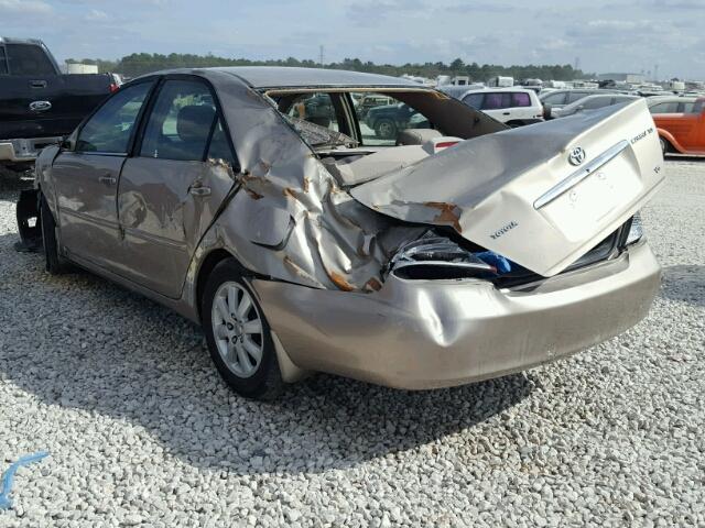 4T1BF32K23U057798 - 2003 TOYOTA CAMRY TAN photo 3