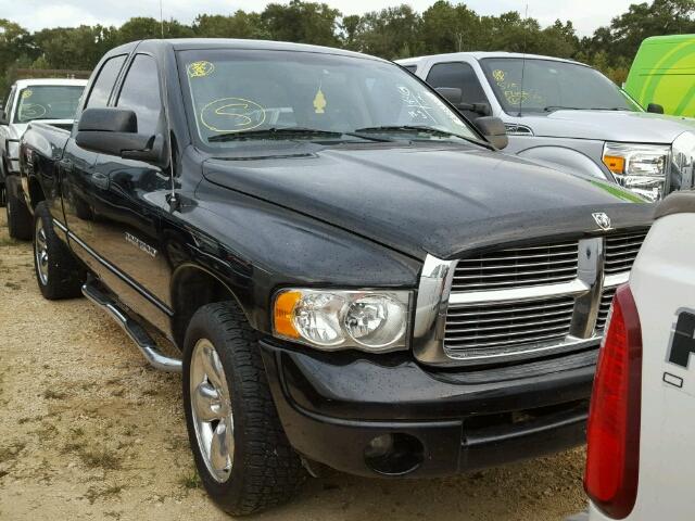 1B7HU18Z92J112678 - 2002 DODGE RAM 1500 BLACK photo 1