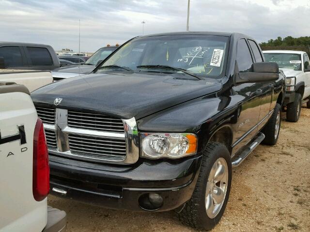 1B7HU18Z92J112678 - 2002 DODGE RAM 1500 BLACK photo 2