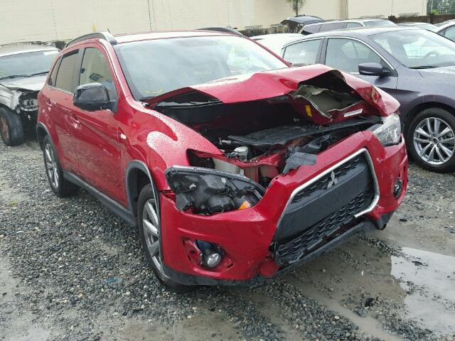 4A4AP5AU9DE022336 - 2013 MITSUBISHI OUTLANDER RED photo 1