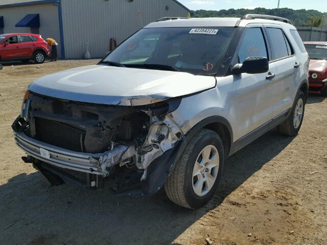 1FM5K7B8XEGC32708 - 2014 FORD EXPLORER SILVER photo 2