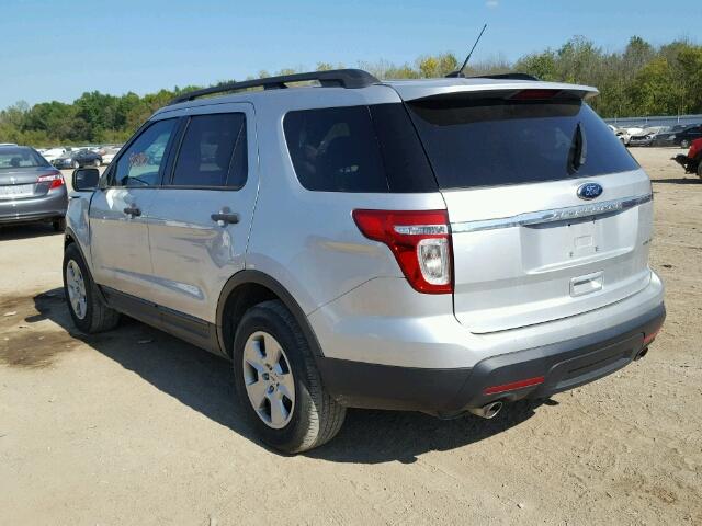 1FM5K7B8XEGC32708 - 2014 FORD EXPLORER SILVER photo 3