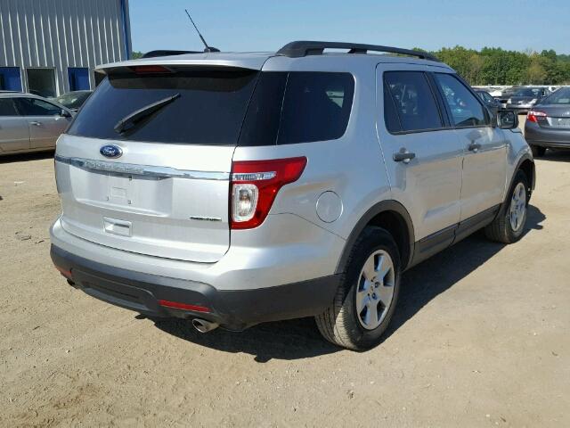 1FM5K7B8XEGC32708 - 2014 FORD EXPLORER SILVER photo 4