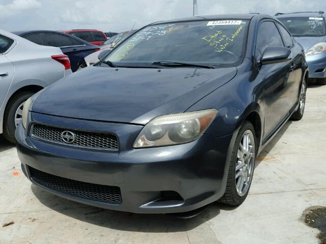 JTKDE177770146006 - 2007 TOYOTA SCION TC GRAY photo 2