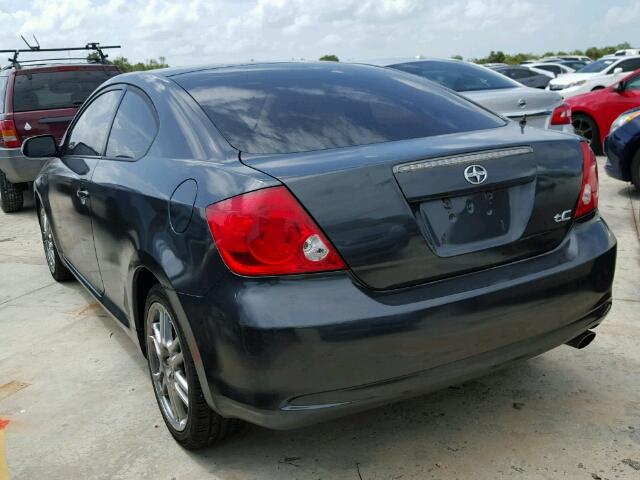JTKDE177770146006 - 2007 TOYOTA SCION TC 灰色 照片 3