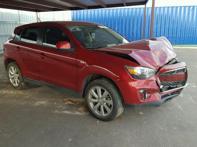 4A4AP3AU6FE059982 - 2015 MITSUBISHI OUTLANDER RED photo 1