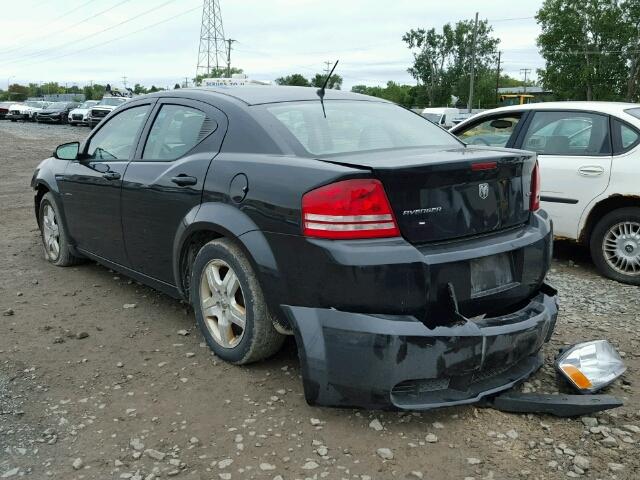 1B3LC56K98N637317 - 2008 DODGE AVENGER SX BLUE photo 3