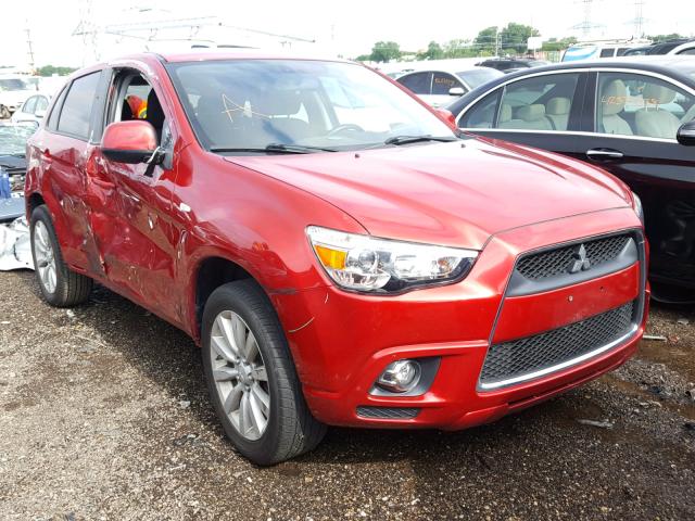 JA4AP4AUXBZ007720 - 2011 MITSUBISHI OUTLANDER RED photo 1