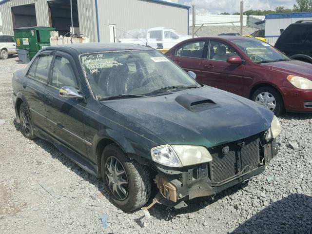 JM1BJ2221Y0237821 - 2000 MAZDA PROTEGE DX GREEN photo 1