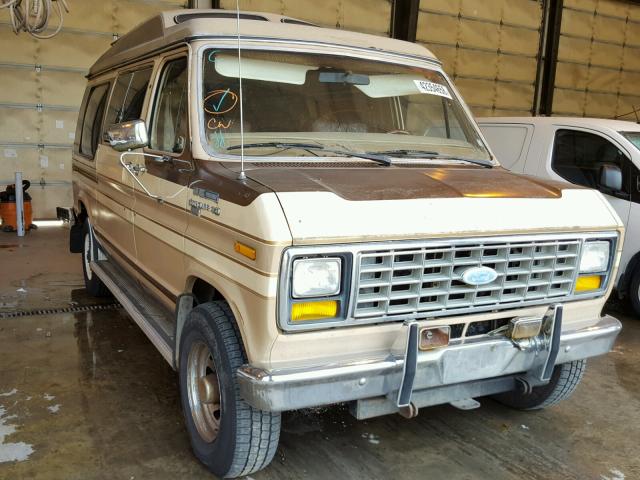 1FTHE3416EHA22991 - 1984 FORD ECONOLINE BROWN photo 1