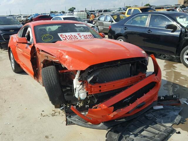 1FA6P8AM2F5361768 - 2015 FORD MUSTANG ORANGE photo 1