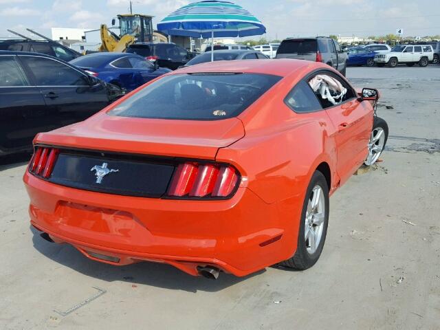 1FA6P8AM2F5361768 - 2015 FORD MUSTANG ORANGE photo 4