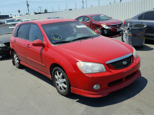 KNAFE162965206386 - 2006 KIA SPECTRA5 RED photo 1