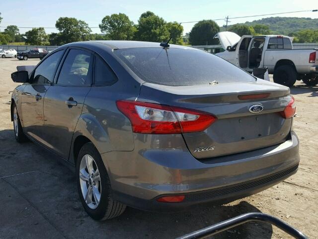 1FADP3F27DL285751 - 2013 FORD FOCUS GRAY photo 3