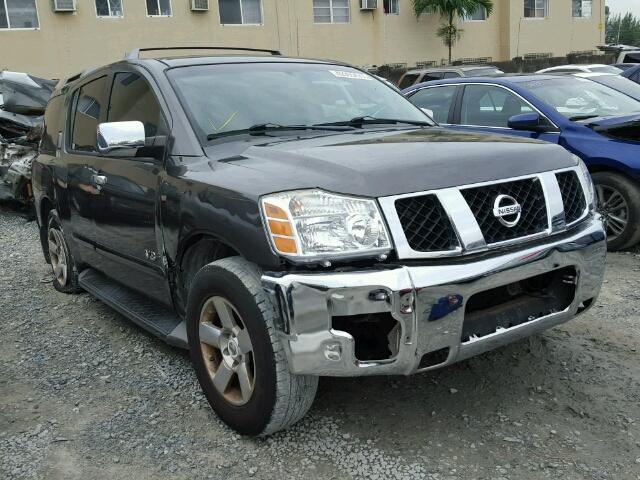 5N1BA08A37N707654 - 2007 NISSAN ARMADA SE GRAY photo 1