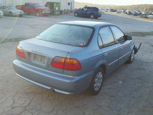 2HGEJ6618YH560086 - 2000 HONDA CIVIC BASE 青色 照片 4