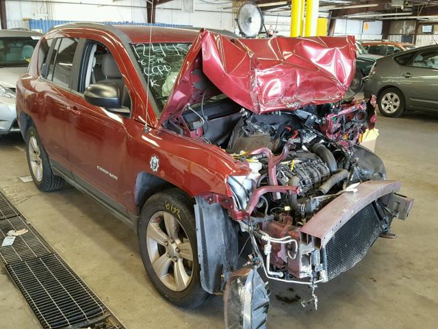 1C4NJDBB2ED727360 - 2014 JEEP COMPASS SP RED photo 1