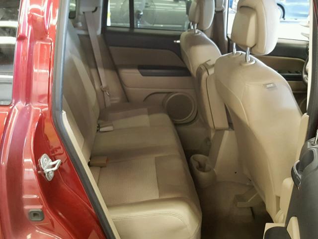 1C4NJDBB2ED727360 - 2014 JEEP COMPASS SP RED photo 6