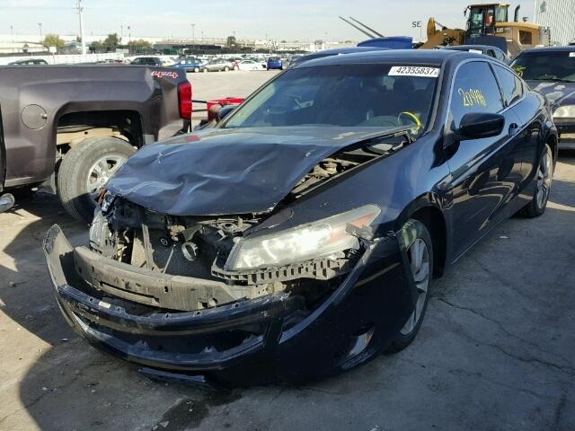 1HGCS12878A003016 - 2008 HONDA ACCORD BLACK photo 2