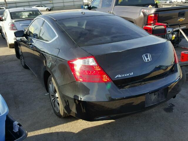 1HGCS12878A003016 - 2008 HONDA ACCORD BLACK photo 3