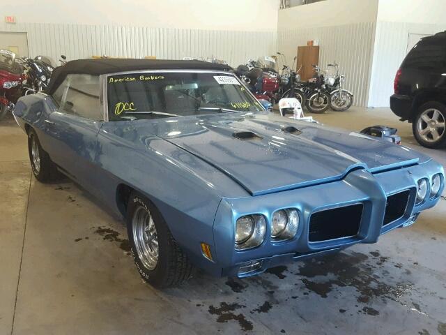 237670P161168 - 1970 PONTIAC GTO BLUE photo 1