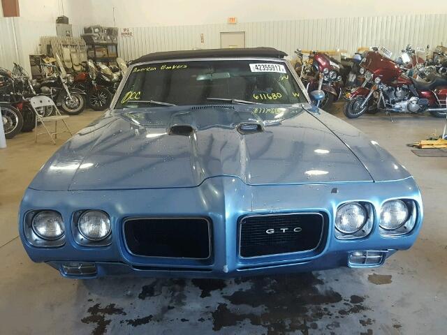 237670P161168 - 1970 PONTIAC GTO BLUE photo 9