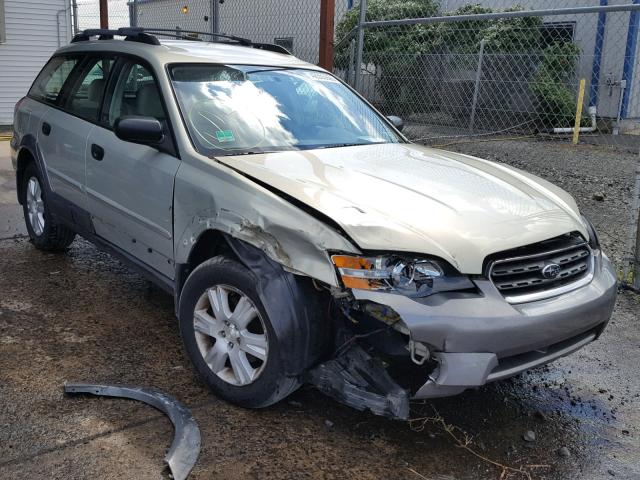 4S4BP61CX57336619 - 2005 SUBARU LEGACY OUT BEIGE photo 1