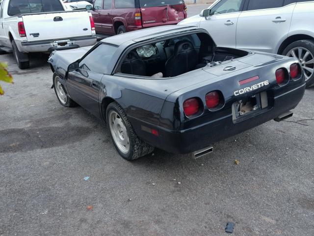 1G1YY22P7S5105134 - 1995 CHEVROLET CORVETTE BLACK photo 3