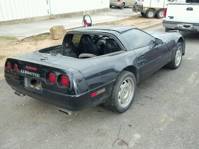 1G1YY22P7S5105134 - 1995 CHEVROLET CORVETTE BLACK photo 4