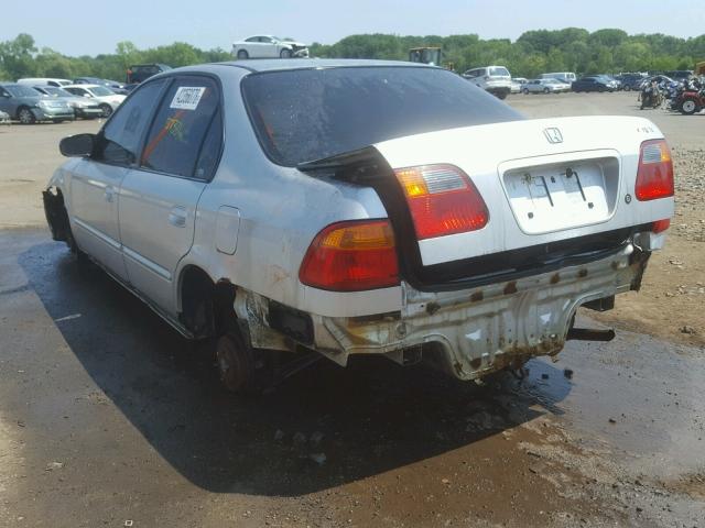 2HGEJ6618YH570438 - 2000 HONDA CIVIC BASE 银色 照片 3