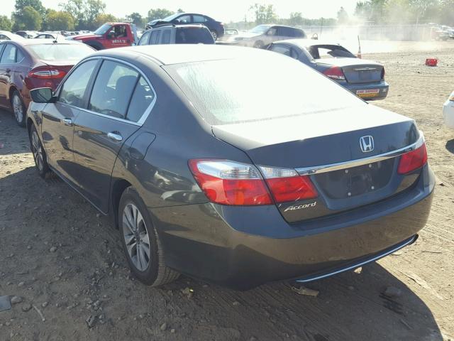 1HGCR2F33DA207225 - 2013 HONDA ACCORD LX GREEN photo 3