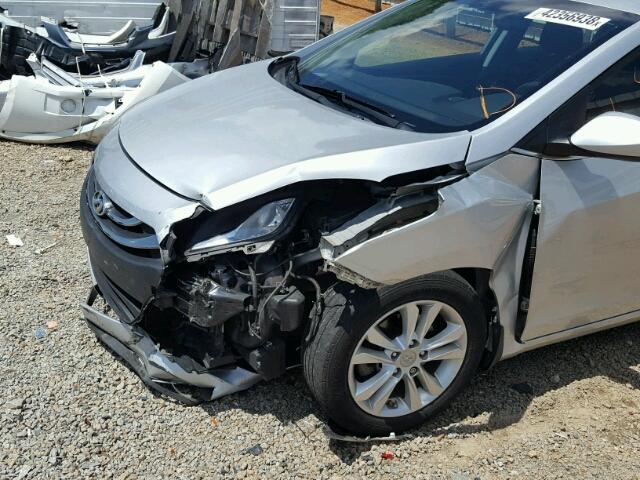 KMHD35LE5DU093413 - 2013 HYUNDAI ELANTRA GT SILVER photo 9