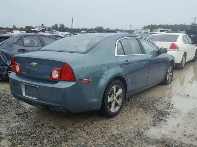 1G1ZG57B69F112344 - 2009 CHEVROLET MALIBU LS GREEN photo 4
