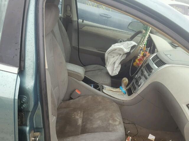 1G1ZG57B69F112344 - 2009 CHEVROLET MALIBU LS GREEN photo 5